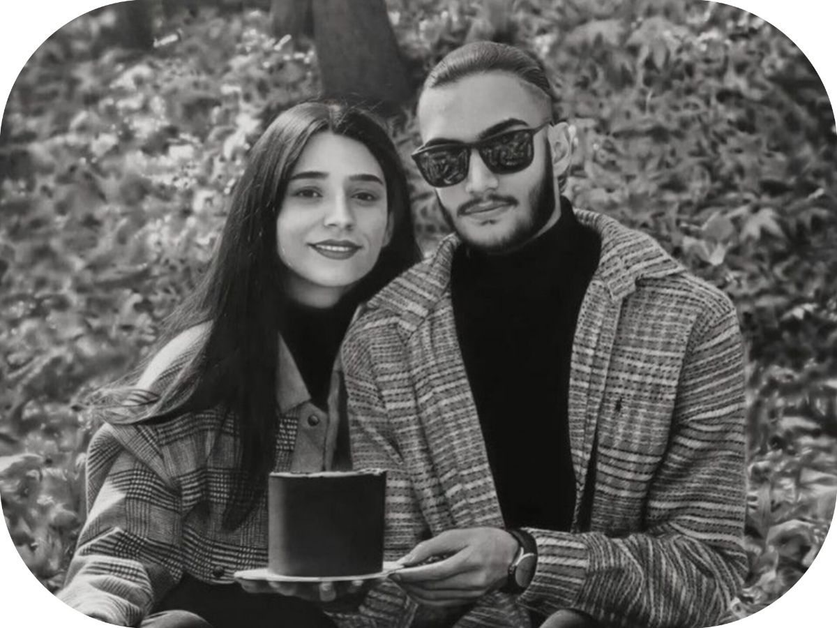 سفارش چهره ۲ نفره سیاه قلم